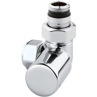 Valvola per radiatori ad angolo colore cromo Arteclima 38612CHT Chrome richtige Version von ARTECLIMA