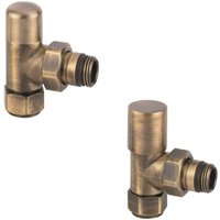 Ventil- und Rücklaufschutz-Set, für bronzefarbene Heizkörper Arteclima KITVAL1BR von ARTECLIMA