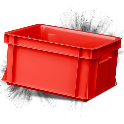 ARTECSIS 1x Minibox Aufbewahrungsbox 11L Transport- und Lagerbox aus stabilem Kunststoff stapelbar Rot von ARTECSIS