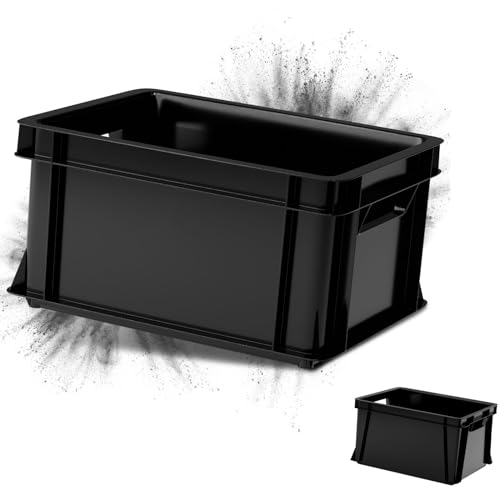 ARTECSIS 2er Set Kunststoffkisten Aufbewahrungsbox 29L Transport- und Lagerbox aus stabilem Kunststoff stapelbar, Anthrazit ARTECSIS 2er Set Kunststoffkisten Aufbewahrungsbox 29L Transport- und Lagerbox aus stabilem Kunststoff stapelbar, Anthrazit von ARTECSIS