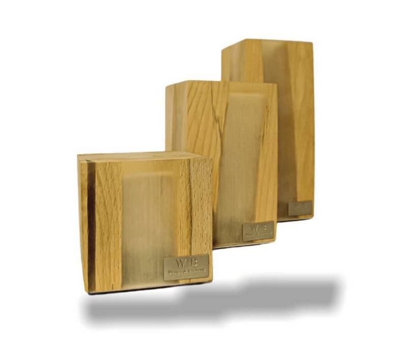 ARTECSIS LED Tischleuchte Design-Tischlampe Cube aus Holz, viele Farben, Effekte, Innenraum, wählbar von ARTECSIS