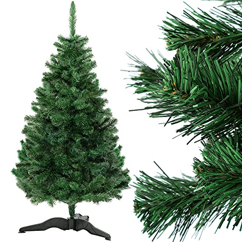 Künstlicher Weihnachtsbaum 180 cm/Edeltanne in Premium-Qualität Inkl. Christbaumständer/unechter Tannenbaum von ARTECSIS