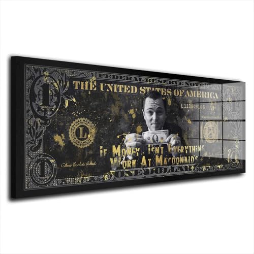 Zitat Wolf of Wall Street Acrylglas Wandbild Bild Wanddeko Wohnzimmer XL Größe 75x30cm Zitat Wolf of Wall Street Acrylglas Wandbild Bild Wanddeko Wohnzimmer XL Größe 75x30cm von ARTEDinoi