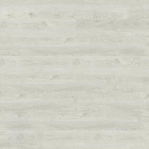ARTENS - PVC Bodenbelag - Click Vinyl-Dielen BODIL - Vinylboden - FORTE - Holzeffekt - Weiß - L.122 cm x B.18 cm - Dicke 4 mm - 1,76 m²/ 8 Dielen - Belastungsklasse 32 von ARTENS