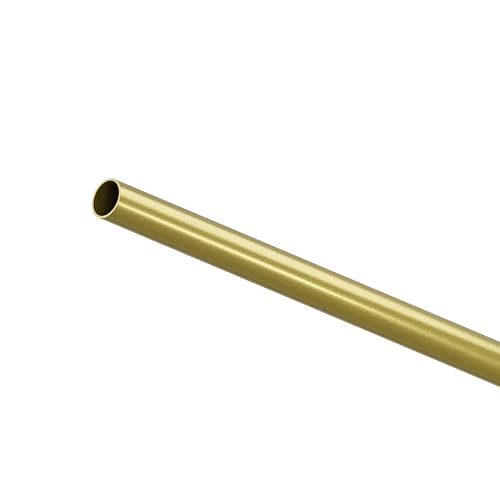 ARTEST Garderobenstange 16x1.2mm 60 cm- gold mat -Kleiderstange Wandmontage, Einfache Kleiderstange Für Schrank, Ideal Für Ästhetische Kleiderstange Schrank Systeme von ARTEST
