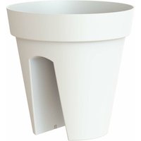 Capri Geländer-Topf Weiß 30 cm - Kunststoff - Artevasi von ARTEVASI