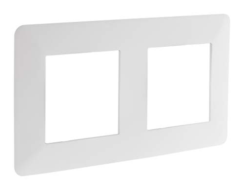 Zenitech - Doppelte Artezo-Finishplatte - Elegantes und Minimalistisches Design - Kompatibel mit der Artezo-Serie - Einfache Installation - Glatte und Langlebige Oberfläche - Weiß von Zenitech