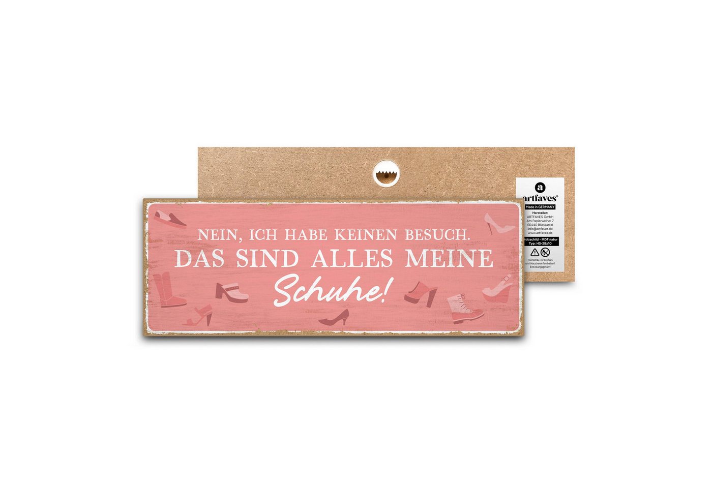ARTFAVES Holzbild Schild mit Spruch - Nein ich habe keinen Besuch. Das sind alles meine ARTFAVES Holzbild Schild mit Spruch - Nein ich habe keinen Besuch. Das sind alles meine von ARTFAVES