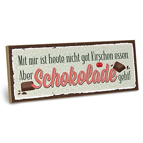 ARTFAVES® Holzschild mit Spruch - Nicht GUT Kirschen Essen | Shabby Chic Vintage Schild | Deko Geschenk zum Thema witzige Sprüche, Ironie | Größe: 28 x 10 cm ARTFAVES® Holzschild mit Spruch - Nicht GUT Kirschen Essen | Shabby Chic Vintage Schild | Deko Geschenk zum Thema witzige Sprüche, Ironie | Größe: 28 x 10 cm von ARTFAVES