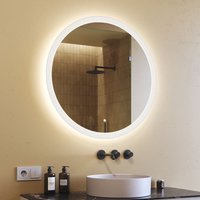 Round Bathroom Mirror with Led Lights 80 cm with dual LED, Touch Switch Round Bathroom Mirror with Led Lights 80 cm with dual LED, Touch Switch von ARTFORMA