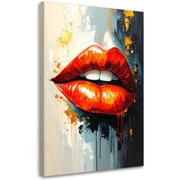 Modernes Wandbild für das Wohnzimmer oder Schlafzimmer Rote Lippen 40x60 cm Modernes Wandbild für das Wohnzimmer oder Schlafzimmer Rote Lippen 40x60 cm von ARTGEIST