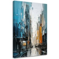 Wandbild Wohnzimmer Stadt Architektur Textur 70x100 cm Wandbild Wohnzimmer Stadt Architektur Textur 70x100 cm von ARTGEIST