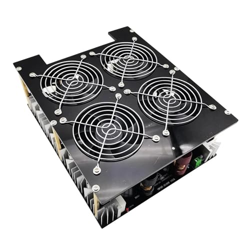5000 W ZVS-Induktionsheizung, Induktionsheizung, Leiterplatten-Heizmaschine, geschmolzenes Metall + Spule + Pumpe + Tiegel + Netzteil Induktionsheizungsset (Color : 70ml crucible, Size : X) von ARTGOS