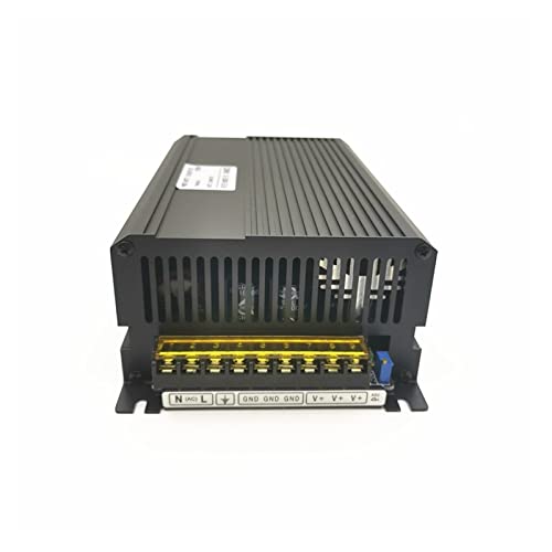 ARTGOS 1500W Schaltzufuhrversorgung AC-DC SMPS Ausgabe 1 2 V 15V 24 V 36V 48V 50V 60V 72V 80V 9 0V Gleichstromversorgung Variables Schaltnetzteil (Color : Noir, Size : 48V 31A) von ARTGOS