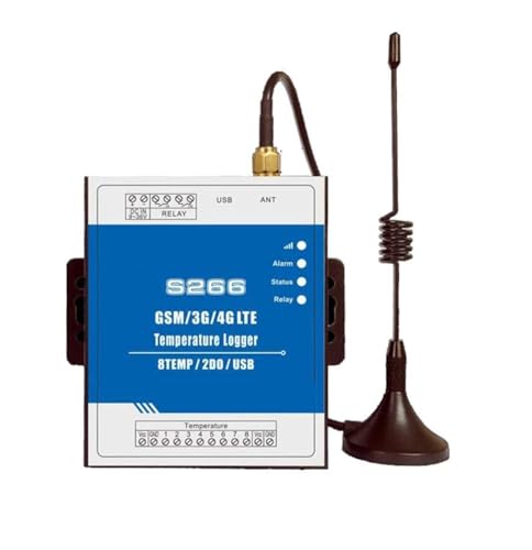 ARTGOS 8 Temperatureingänge GSM 2G 3G 4G Datenlogger-Fernbedienung mit Sensor optional Elektrisches Torantriebsset für Zuhause (Color : Kit2 2G) von ARTGOS