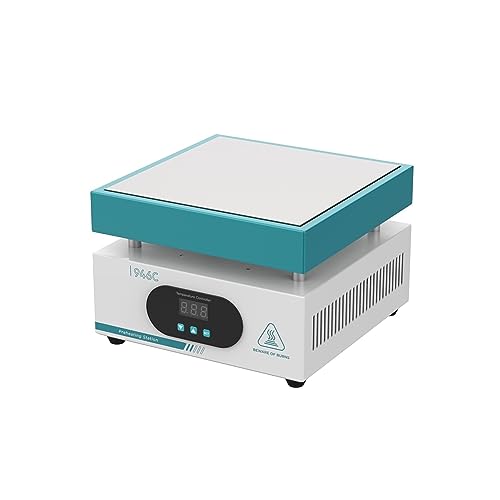 ARTGOS 850 W 946 C elektronische Heizplatte Vorheizstation 200 x 200 mm for PCB- und SMD-Heizarbeiten zur Aufrechterhaltung Einer konstanten Temperatur von ARTGOS