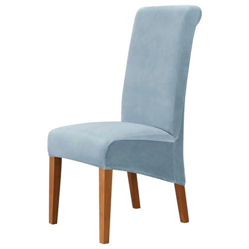 ARTGOS Stuhlhussen Universal Stretch Moderne Husse Stuhl überzug Stuhlbezug Abdeckung Esszimmer überzug Spannbezug,Chair Cover für Bankett Deko und Hochzeit Partys-Hellblau,2 Stücke von ARTGOS