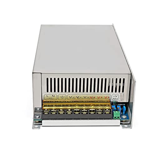 DC-Schaltnetzteil, Netzteil Externes 0–5 V Signal Steuerspannung einstellbar 1000 W geregeltes DC einstellbares Schaltnetzteil Mehrfachschutz (Color : 1000W, Size : 0-5V_0-110) von ARTGOS