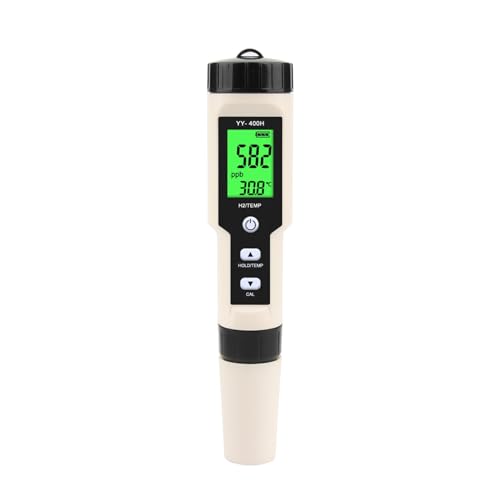 Leicht ablesbares Wasserhärte-Testkit H2/Temp Meter 0-4000ppb Digitaler Wasserstoff-Wasserqualitätsmonitor Tester ATC for Trinkaquarien Labor Überprüfung der Wasserqualität Leicht ablesbares Wasserhärte-Testkit H2/Temp Meter 0-4000ppb Digitaler Wasserstoff-Wasserqualitätsmonitor Tester ATC for Trinkaquarien Labor Überprüfung der Wasserqualität von ARTGOS