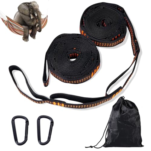 ARTGUTS Hängematte Befestigungs 2er Pack,Hängematte Aufhängeriemen Befestigungs Set,mit 11Schlaufen,Befestigung mit 2 Hakenkarabinern und Aufbewahrungstasche,für Camping Outdoor Reise max 300 kg ARTGUTS Hängematte Befestigungs 2er Pack,Hängematte Aufhängeriemen Befestigungs Set,mit 11Schlaufen,Befestigung mit 2 Hakenkarabinern und Aufbewahrungstasche,für Camping Outdoor Reise max 300 kg von ARTGUTS