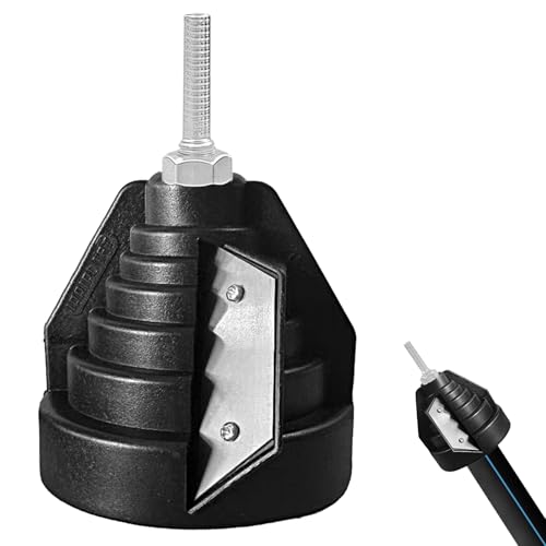 ARTGUTS Rohrentgrater Handentgrater Rohr Entgrater,RohrfräserRohr,Entgratungswerkzeug für 20, 25, 32, 40, 50 und 63mm Kunststoffrohre,PE Rohranspitzer (Schwarz) von ARTGUTS