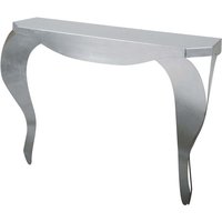 Arti E Mestieri - Chippendale – Konsole 90x33x77 cm, Eisen silber, perforiert – Made in Italy Arti E Mestieri - Chippendale – Konsole 90x33x77 cm, Eisen silber, perforiert – Made in Italy von ARTI E MESTIERI
