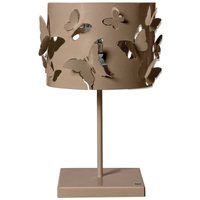 Farfallosa – Tischlampe 20x20x37 cm, Eisen Beige, E27 – Made in Italy von ARTI E MESTIERI