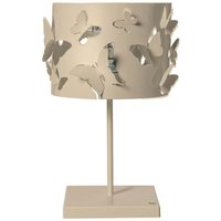 Farfallosa – Tischlampe 20x20x37 cm, Eisen Creme, E27 – Made in Italy von ARTI E MESTIERI