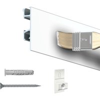 Cimaise Click Rail Pro + clips de fixation + vis & chevilles multimatériaux - Cimaise Tableau Artiteq Blanc mat à peindre Cimaise Click Rail Pro + clips de fixation + vis & chevilles multimatériaux - Cimaise Tableau Artiteq Blanc mat à peindre von ARTI TEQ