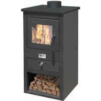 Artigianferro - Holzofen Athena 10,7 kW aus Stahl h 86 cm Made in Italy von ARTIGIANFERRO