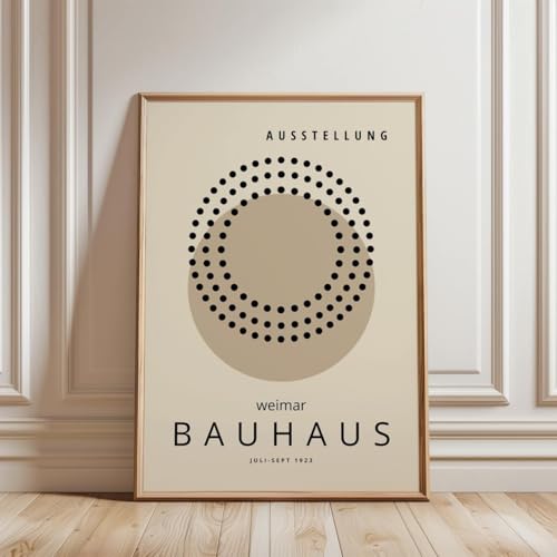 ARTINSPIRIO Bauhaus Poster, Ungerahmt, Beige (70x100 cm) von ARTINSPIRIO