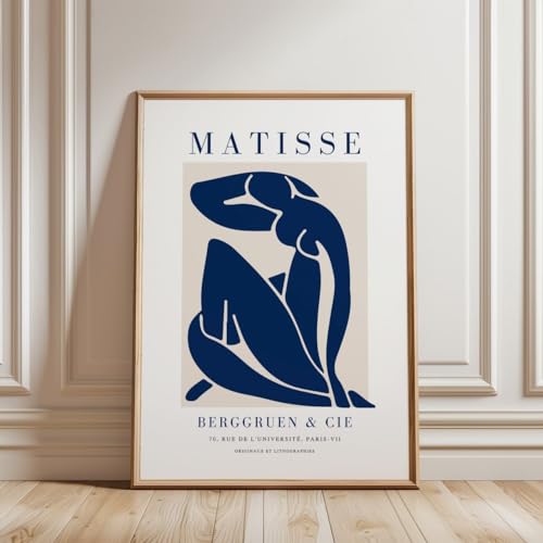 ARTINSPIRIO Plakat von Matisse,Blau,Henri Matisse Kunstdruck (Nur Poster, 50x70 cm) von ARTINSPIRIO