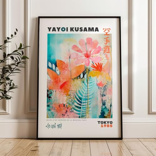 ARTINSPIRIO Yayoi Kusama Poster, ohne Rahmen,Bild Kusama (Nur Poster, 50x70 cm) von ARTINSPIRIO