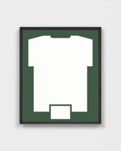 ARTIS - Bilderrahmen für Trikot - Trikotrahmen Fußball aus Holz - Objektrahmen 52,5x62,5x3 cm - Handball, Volleyball Trikot Rahmen – Jersey Frame für Sporttrikots – Frametheshirt Basic Schwarz von ARTIS MATEUSZ MATUSZYK