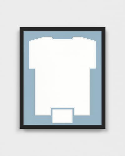 ARTIS Frametheshirt Premium - Trikotrahmen Fußball, Bilderrahmen für Trikot – Objektrahmen - 53,4x63,4x5 cm - Holz-Rahmen in Schwarz - Trikotrahmen Handball, Volleyball, Sporttrikots - Jersey Frame von ARTIS MATEUSZ MATUSZYK
