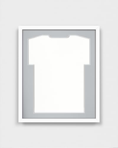 ARTIS Frametheshirt Premium - Trikotrahmen Fußball, Bilderrahmen für Trikot – Objektrahmen - 53,4x63,4x5 cm - Holz-Rahmen in Weiß - Trikotrahmen Handball, Volleyball, Sporttrikots - Jersey Frame ARTIS Frametheshirt Premium - Trikotrahmen Fußball, Bilderrahmen für Trikot – Objektrahmen - 53,4x63,4x5 cm - Holz-Rahmen in Weiß - Trikotrahmen Handball, Volleyball, Sporttrikots - Jersey Frame von ARTIS MATEUSZ MATUSZYK