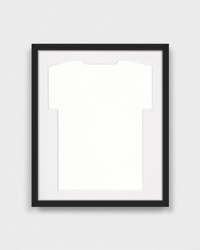 ARTIS - Bilderrahmen für Trikot Premium - Trikotrahmen Fußball aus Holz - Objektrahmen 53,4x63,4x5 cm - Handball, Volleyball Trikot Rahmen – Jersey Frame für Sporttrikots – Frametheshirt Schwarz von ARTIS MATEUSZ MATUSZYK