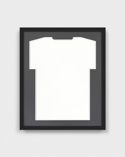ARTIS - Bilderrahmen für Trikot Premium - Trikotrahmen Fußball aus Holz - Objektrahmen 53,4x63,4x5 cm - Handball, Volleyball Trikot Rahmen – Jersey Frame für Sporttrikots – Frametheshirt Schwarz von ARTIS MATEUSZ MATUSZYK