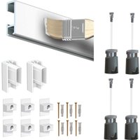 Cimaise Box Artiteq Click PREMIUM 3 Meter Weià Matt - Bilderaufhängeset - Länge: 300 cm Cimaise Box Artiteq Click PREMIUM 3 Meter Weià Matt - Bilderaufhängeset - Länge: 300 cm von ARTITEQ