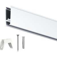 Cimaises XPO Rail 200cm + clips + vis et chevilles multimatériaux - Cimaise Tableau Artiteq Noir von ARTITEQ