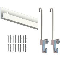 Rahmenleiste Box ÃCO Classic Rail + Stange 2 mm â 2 Meter â Komplettset in mattem Weià zum Streichen Rahmenleiste Box ÃCO Classic Rail + Stange 2 mm â 2 Meter â Komplettset in mattem Weià zum Streichen von ARTITEQ