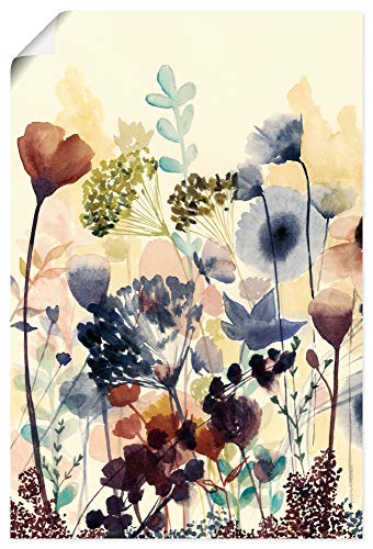 ARTland Poster Kunstdruck Wandposter Bild ohne Rahmen 20x30 cm Blumen Botanik Blumenwiese Malerei Blüten Abstrakt Modern T0PT von ARTLAND