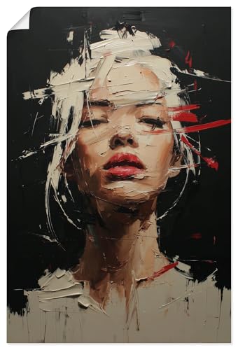 ARTLAND Wanddeko Poster & Kunstdrucke Wandposter Fierce Serenity II simple modern design Spachtel Kunst Portrait U5TM ARTLAND Wanddeko Poster & Kunstdrucke Wandposter Fierce Serenity II simple modern design Spachtel Kunst Portrait U5TM von ARTLAND