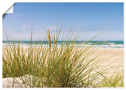 ARTLAND Wanddeko Poster & Kunstdrucke Wandposter 70x50 cm trand Meer Dünen Küste Meerblick Sommer Sonne Himmel Gräser S9OJ von ARTLAND