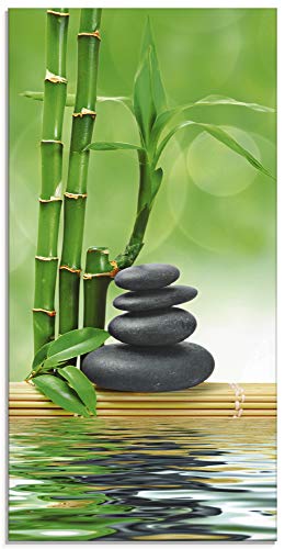 ARTland Wanddeko Glasbilder Wandbild Glas Bild einteilig 30x60 cm Hochformat Asien Wellness Zen Spa Steine Bambus Entspannung Grün T5OP ARTland Wanddeko Glasbilder Wandbild Glas Bild einteilig 30x60 cm Hochformat Asien Wellness Zen Spa Steine Bambus Entspannung Grün T5OP von ARTLAND