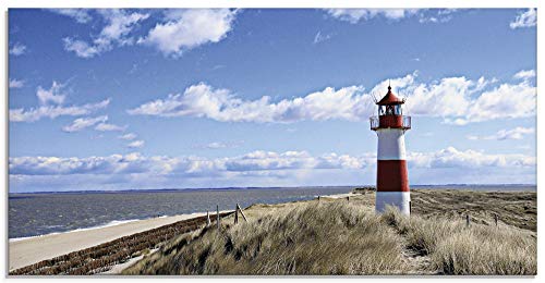 ARTland Wanddeko Glasbilder Wandbild Glas Bild einteilig 60x30 cm Querformat Strand Meer Nordsee Leuchtturm Sylt Dünen Gräser Wolken Sommer Urlaub T9ML ARTland Wanddeko Glasbilder Wandbild Glas Bild einteilig 60x30 cm Querformat Strand Meer Nordsee Leuchtturm Sylt Dünen Gräser Wolken Sommer Urlaub T9ML von ARTLAND