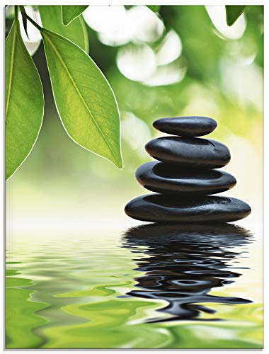 ARTland Wanddeko Glasbilder Wandbild Glas Bild einteilig 60x80 cm Hochformat Asien Wellness Entspannung Spa Zen Steine Gräser Pyramide Wasser T5UJ ARTland Wanddeko Glasbilder Wandbild Glas Bild einteilig 60x80 cm Hochformat Asien Wellness Entspannung Spa Zen Steine Gräser Pyramide Wasser T5UJ von ARTLAND