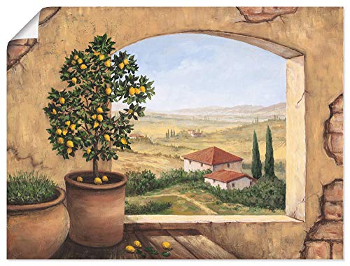 ARTLAND Wanddeko Poster & Kunstdrucke Wandposter 80x60 cm Fensterblick Fenster Toskana Italien Landschaft Aussicht Malerei T5ZG ARTLAND Wanddeko Poster & Kunstdrucke Wandposter 80x60 cm Fensterblick Fenster Toskana Italien Landschaft Aussicht Malerei T5ZG von ARTLAND
