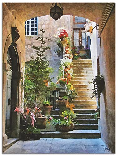 ARTland Wanddeko Wandbild Alu Verbundplatte für Innen & Outdoor Bild 45x60 cm Gemälde Architektur Blumen Italien Städte Kunst Mediterran U2TC ARTland Wanddeko Wandbild Alu Verbundplatte für Innen & Outdoor Bild 45x60 cm Gemälde Architektur Blumen Italien Städte Kunst Mediterran U2TC von ARTLAND