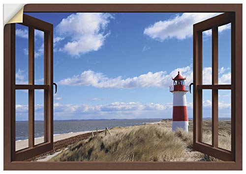 ARTland Wanddeko Wandtattoo selbstklebende Vinylfolie 100x70 cm Fensterblick Fenster Strand Meer Maritim Düne Leuchtturm Sylt Nordsee T5SC ARTland Wanddeko Wandtattoo selbstklebende Vinylfolie 100x70 cm Fensterblick Fenster Strand Meer Maritim Düne Leuchtturm Sylt Nordsee T5SC von ARTLAND